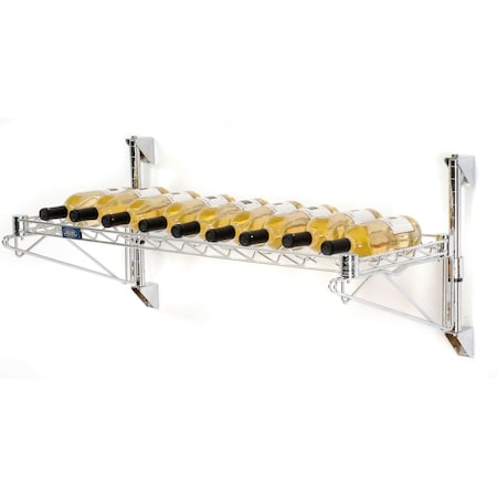 Nexel Wine Bottle Rack, Wall Mount 9 Bottle 36in x 14in x 14in 797152